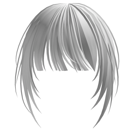 Hime Anime Wispy Emo Bangs (white)