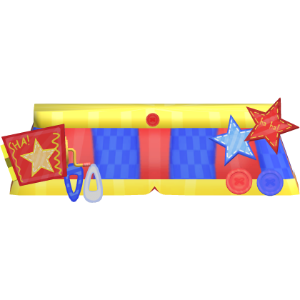 kidcore pomni circus jester clown shorts 🎪🤡 Roblox item