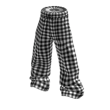 💜 Cotton Pajama Pants_Black thumbnail