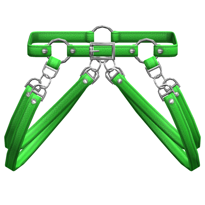 Green Suspender Hanging Y2K Waist Straps 1.0