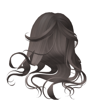 long messy wavey girl hair Roblox item