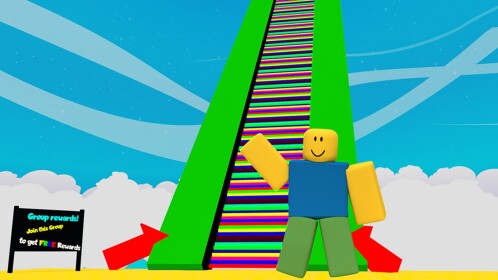 Climb 5,000 Rainbow Stairs to get Rewards!