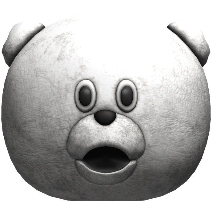 wonderful white bear hat