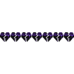 Purple Animated Glitch 8-Bit Hp Health Bar