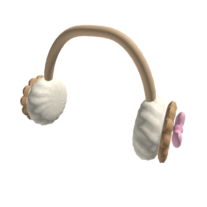 Cozy Cream Bow Earmuffs ♡ kawaii cute and cutecore
