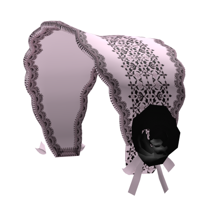 Gothic Rose victorian lace bonnet Roblox item