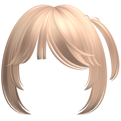 Cute Side Pigtail Soft Anime Bangs (Blonde) Roblox item