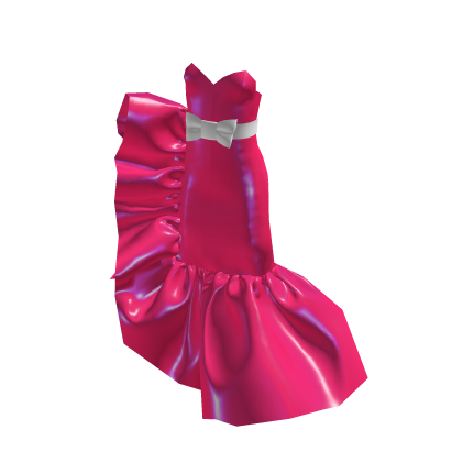 Plastic Pink Retro Prom Dress