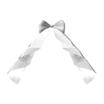 Magical Girl Back Bow in White Roblox item
