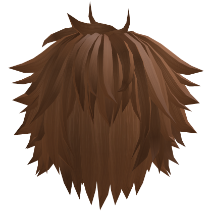 Ginger Long Spiky Fluffy Messy Rockstar Hair
