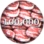 YOU ATE 100,000 MEAT!!!!!!!!!!