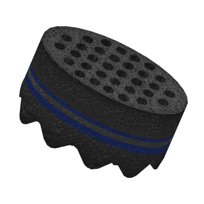 Blue Barber Hair Sponge Brush