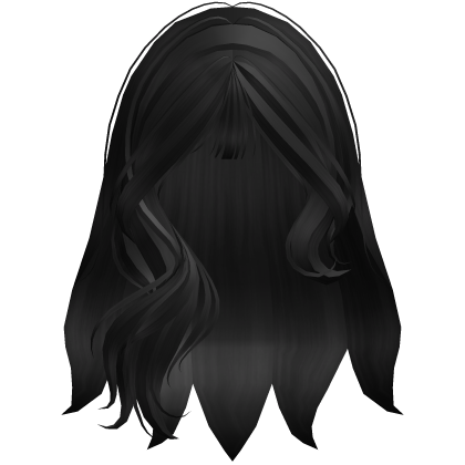 Soft Black Wavy Hair