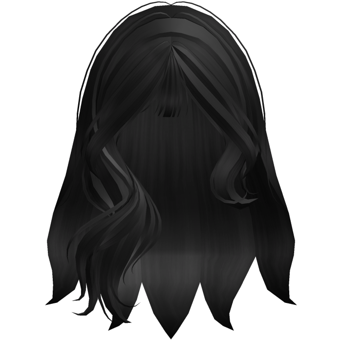 Soft Black Wavy Hair