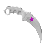 KARAMBIT: WHITE PURPLE STAR
