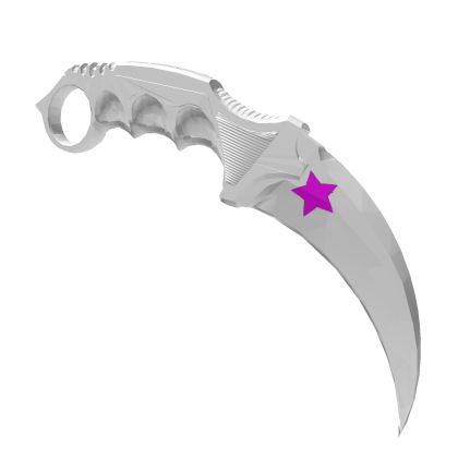 KARAMBIT: WHITE PURPLE STAR thumbnail