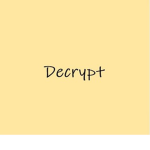 Decrypt group