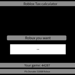 Roblox Tax calculator