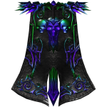 Poison Skeleton Warrior Sword Cape