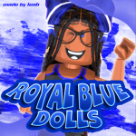 Royal Blue Dolls Majorette