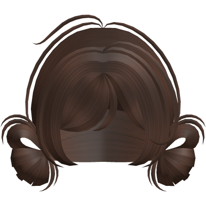 Cute Messy Brown Y2K Buns  Roblox item