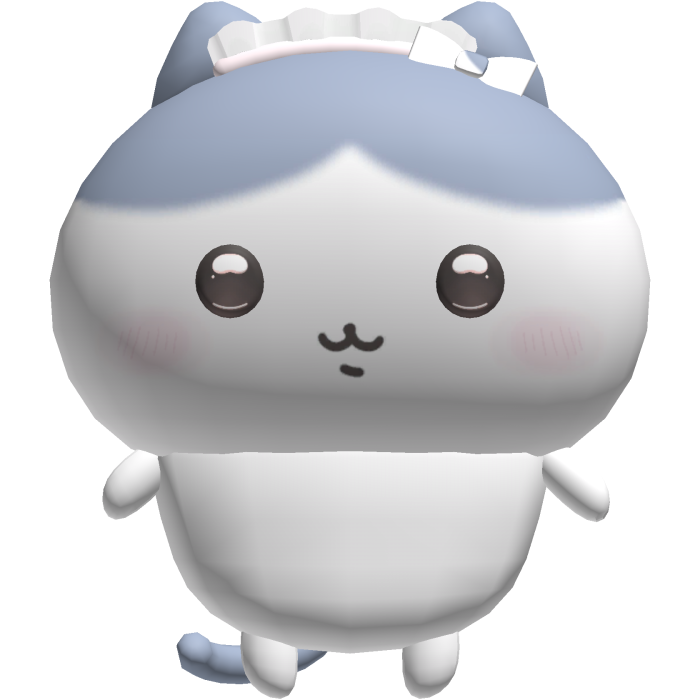hachiware blue cat plush