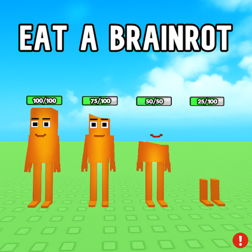 [5x] Eat A Brainrot 🧠 official Roblox game thumbnail