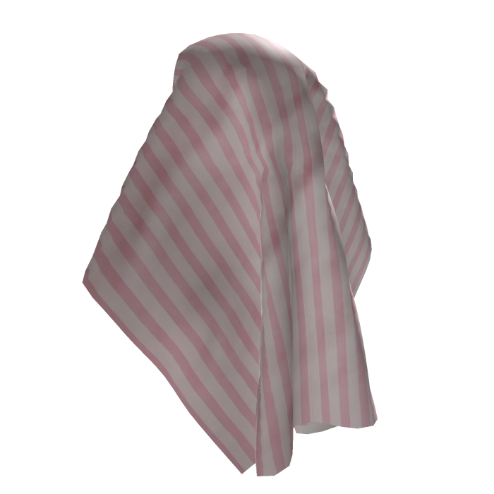 Soft Pink Striped Cover Blanket Cute Cape Girly