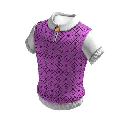 Polo Shirt | White Pink thumbnail