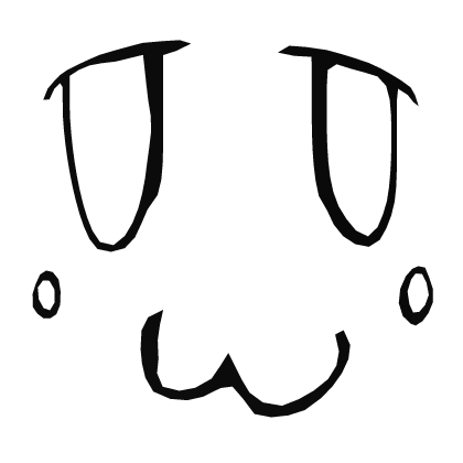 goofy cute chibi face Roblox item