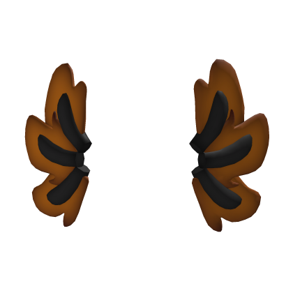 Orange and Black Axolotl Gills