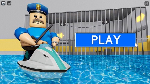 WATER POLICE PRISON RUN! (Obby)