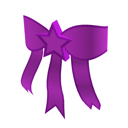 Magenta SuperStar Bow for Korblox