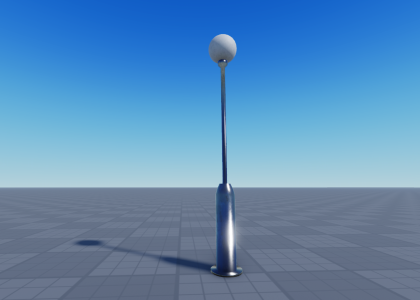 NovaLine Street Lamp – Clean Modern Lighting preview 1