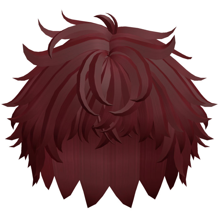 Messy Anime Short Wolfcut (Red)
