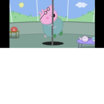 My sister watches Peppa Pig signed by my sister lo