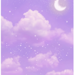 Purple cloudy sky