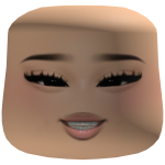 Smiling cute braces makeup