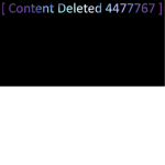 [ Content Deleted 4477767 ]
