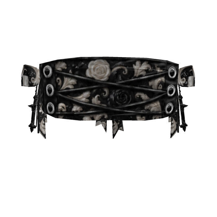 Monochrome Baroque Corset Blindfold  (3.0)