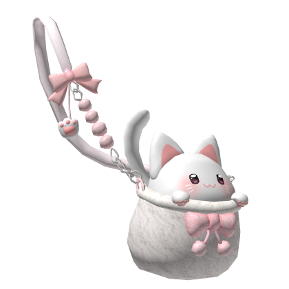 🍀Cute White Cat Shoulder Bag