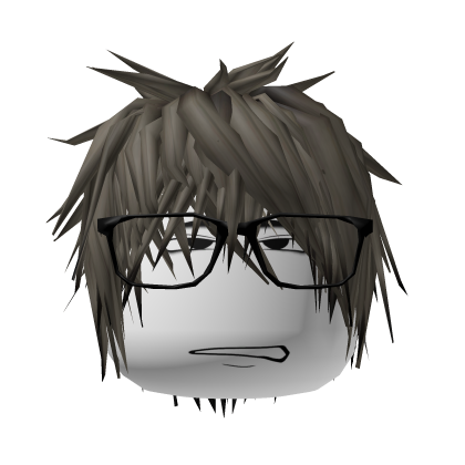 CHEAP vkei moe grey hair emo glasses