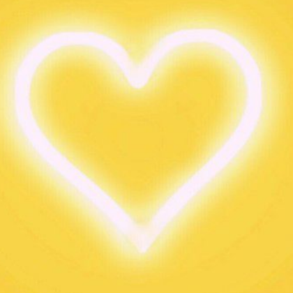 yellow heart Roblox decal