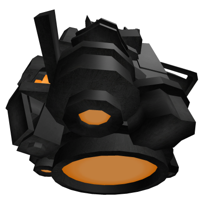 Orange Left R6 Holdable Hand Laser Cannon [Glow]