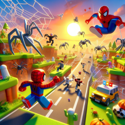 EPIC OBBY! SPIDER MAN AND AMONG US