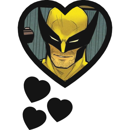 Wolverine Thinking Hearts Marvel