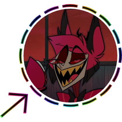 RGB Alastor meme Circle│Hazbin Hotel