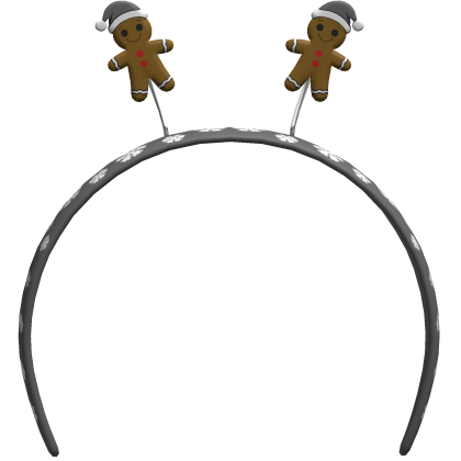 gray christmas headband