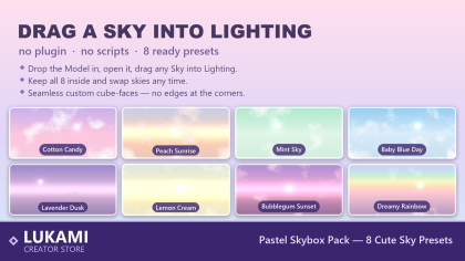 Low Poly Skybox Pack 8 Sunset Sunrise Sky Presets preview 5