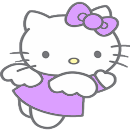 Hello kitty [purple] Roblox decal